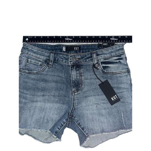 NWT Kut From The Kloth Gidget Fray Shorts Size 6 - Picture 9 of 9